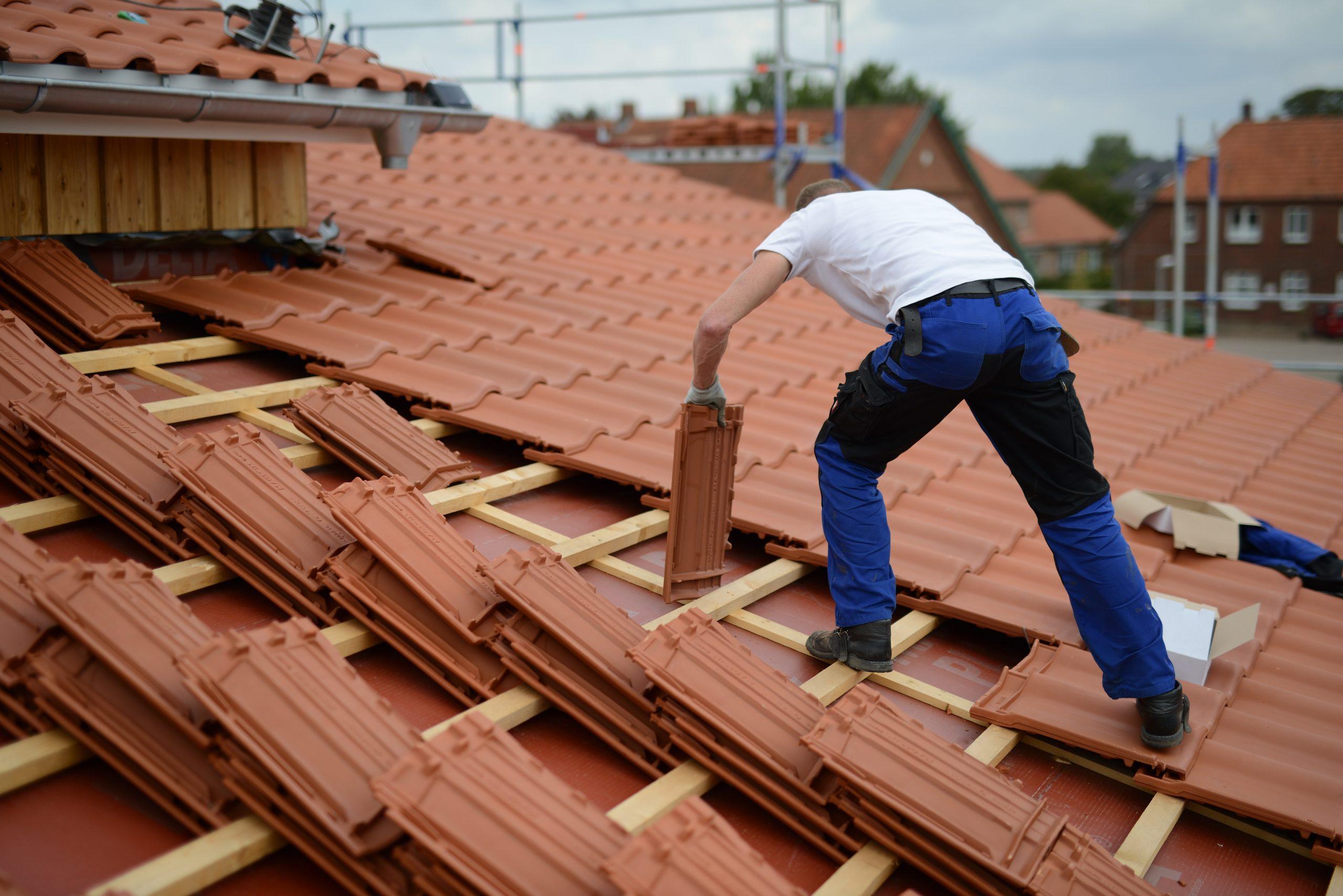 Tile roofing on a Pasadena California property